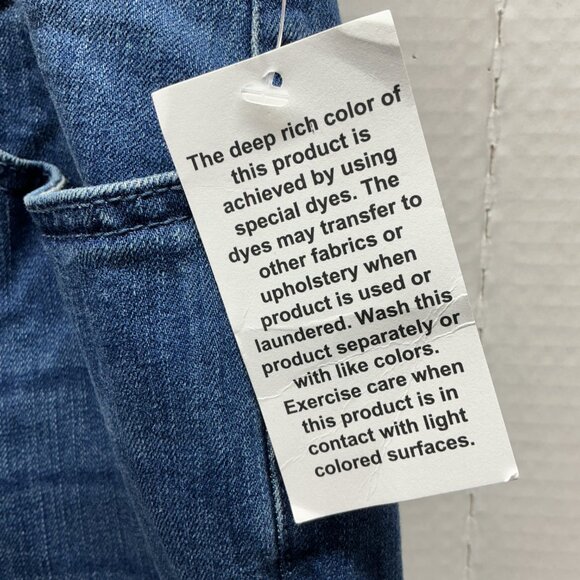 22W JEANS TRUE DENIM Straight Leg Frayed Jeans NWT SUPER NICE! IML! QVC JEANS - Picture 10 of 11